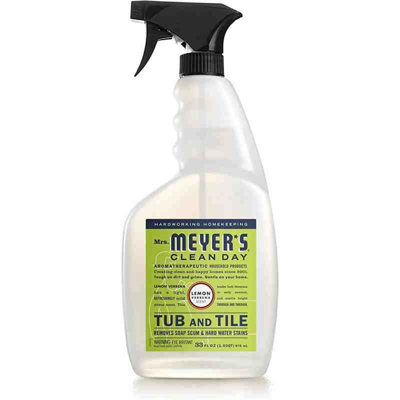 SC JOHNSON 62300001597 Mrs.Meyers Bath Tub/Tile Clnr-LemonVerbena-6/946ml, Case: 6 x 946ml - [DefendUse.com] - 62300001597 - Mrs