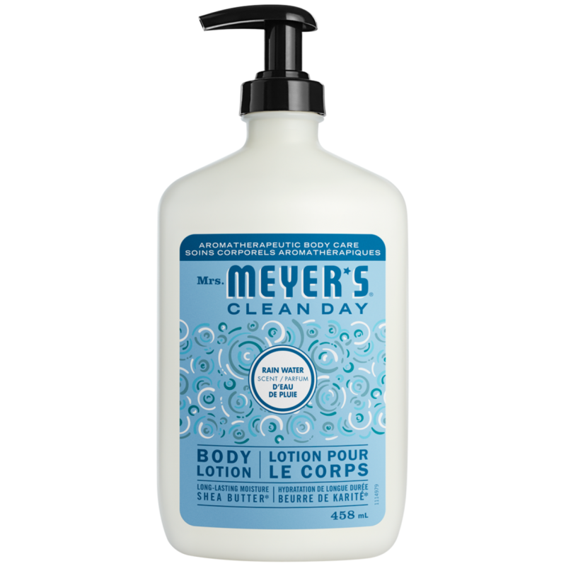SC JOHNSON 59200002731 Mrs.Meyers Body Lotion - Rain Water - 6/458ml, Case: 6 x 458ml - [DefendUse.com] - 59200002731 - Mrs. Mey