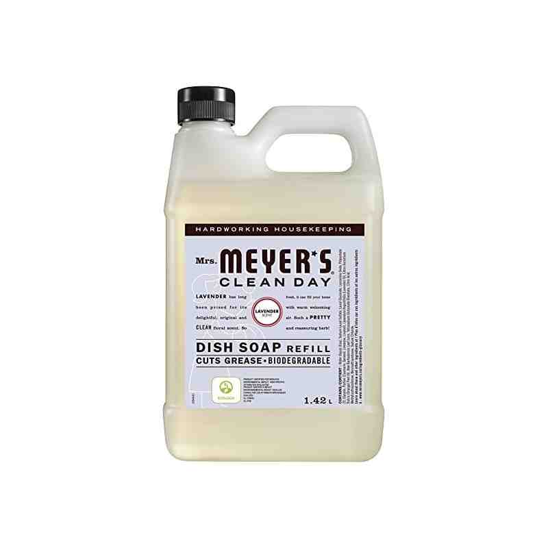 SC JOHNSON 59200001710 Mrs.Meyers Dish Soap Refill - Lavender - 6/1.4L, Case: 6 x 1.4L - [DefendUse.com] - 59200001710 - Mrs. Me