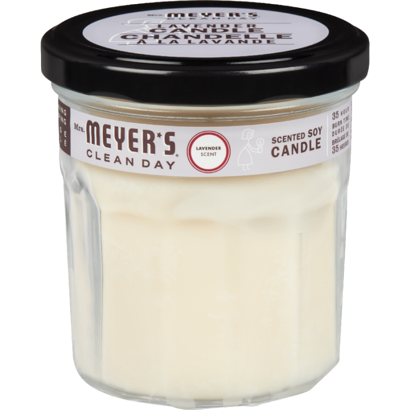 SC JOHNSON 59200002441 Mrs.Meyers Large Soy Candle - Lavender - 6/200g, Case: 6 x 200g - [DefendUse.com] - 59200002441 - Mrs. Me
