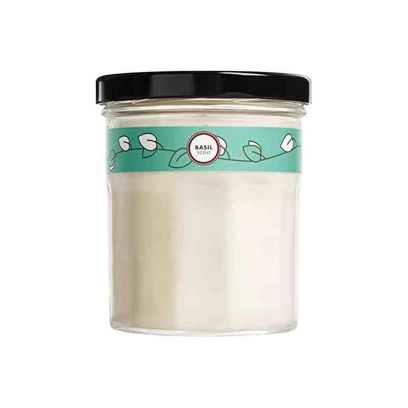 SC JOHNSON 59200002427 Mrs.Meyers Small Soy Candle - Basil - 12/140g, Case: 6 x 140g - [DefendUse.com] - 59200002427 - Mrs. Meye