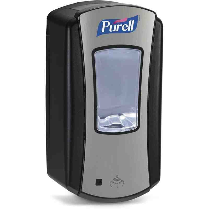 Purell 1928-04 LTX-12 Dispenser, Black and Chrome, 1200 mL, Case of 4 - [DefendUse.com] - 1928-04 - Purell® GOJO Industries, Inc
