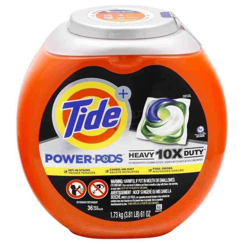 Tide 10037000536175 Heavy Duty Laundry Pods, 36/Ct, Case of 4 - [DefendUse.com] - 10037000536175 - Home & Residential Catalog