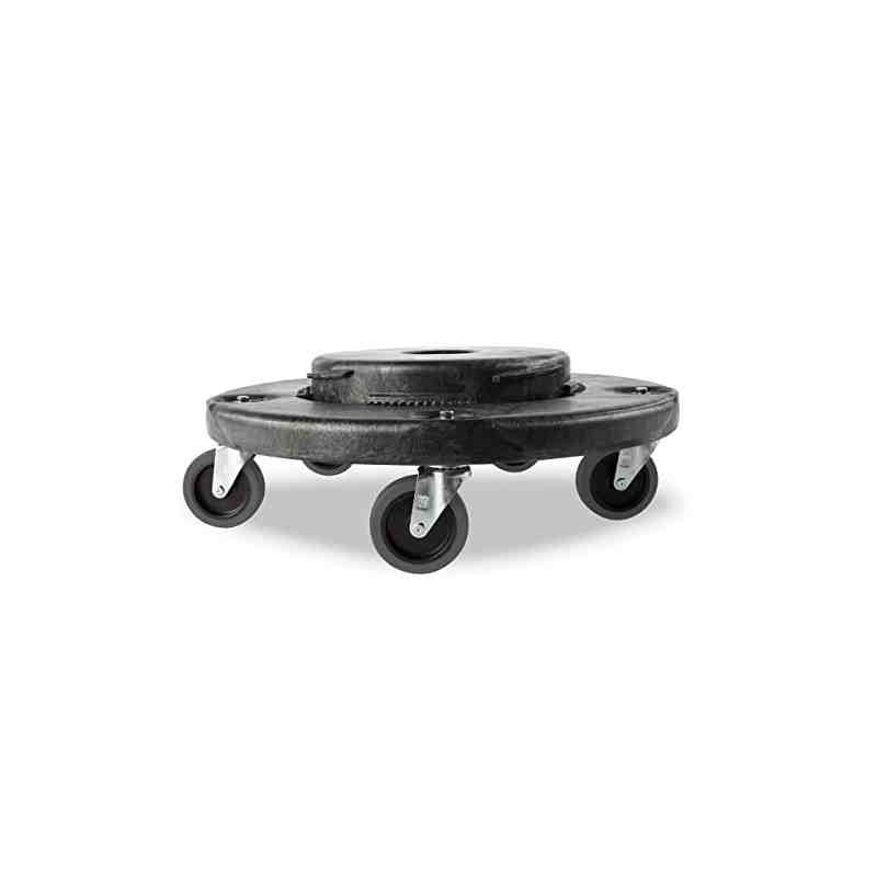 Rubbermaid FG264000BLA Brute Trash Can Dolly - [DefendUse.com] - FG264000BLA - Utility Refuse