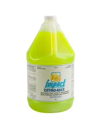 SAFEBLEND CIMAGN4 Impact Citro-Max Degreaser, Yellow, 4L, 4 Jugs/Case, Made In Canada - [DefendUse.com] - CIMAGN4 - Safeblend™ 