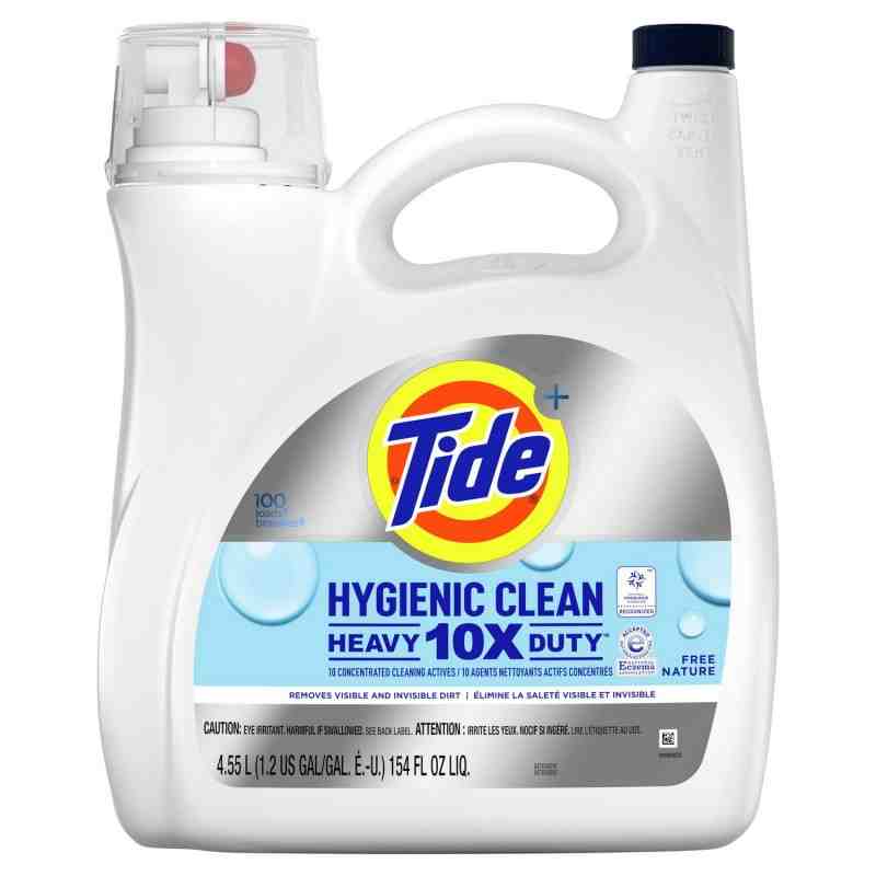 Tide 37000-27675 Hygenic Clean Laundry Detergent HD 10x Free&Gentle 100Ld-4/4.55L - [DefendUse.com] - 37000-27675 - Tide Liquid 