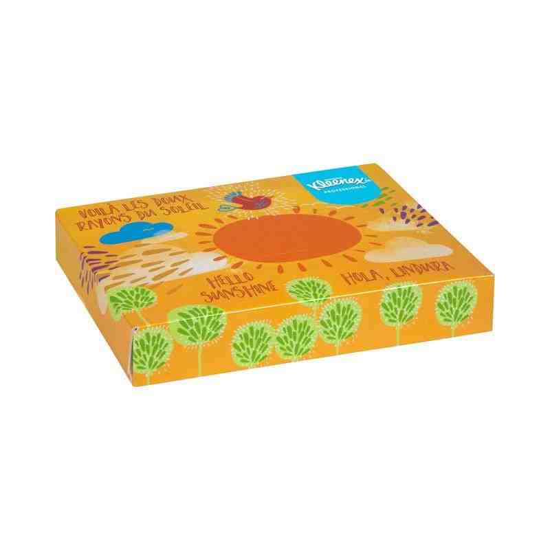 Kleenex 21195 Jr Facial Tissue, 2 Ply, 40/Box, 3200/Case - [DefendUse.com] - 21195 - Kleenex®