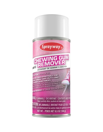 Sprayway SW813 Chewing Gum Remover, Aerosol Spray, Cherry Scent, 184 g, Case of 12 - [DefendUse.com] - SW813 - Sprayway