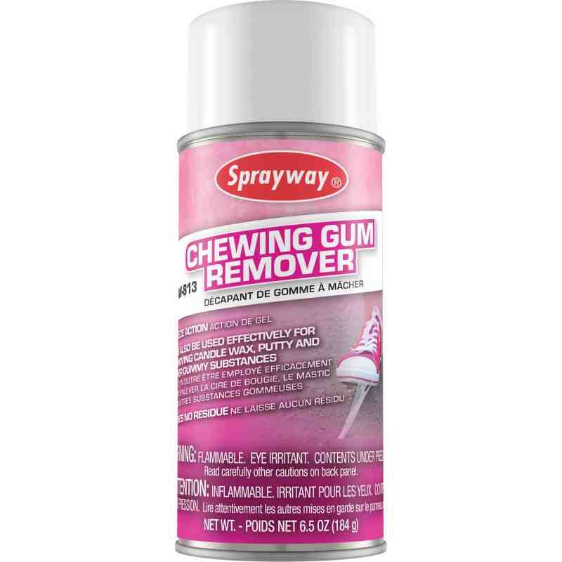 Sprayway SW813 Chewing Gum Remover, Aerosol Spray, Cherry Scent, 184 g, Case of 12 - [DefendUse.com] - SW813 - Sprayway
