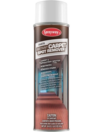 Sprayway SW879 Instant Carpet Spot Remover, 18 oz, Case of 12 - [DefendUse.com] - SW879 - Sprayway