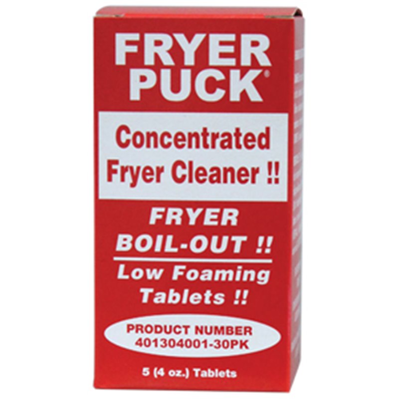 QUEST VAPCO Fryer Puck - Deep Fat Fryer Cleaner 4oz. Tabs & Display, 16/Case - [DefendUse.com] - 401160000-16PK - Quest Vapco