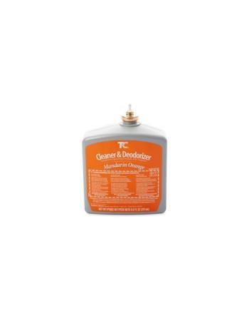 Rubbermaid FG401532 AutoClean Cleaner & Deodorizer Refill -Mandarin Orange, Case of 6 - [DefendUse.com] - FG401532 - Washroom