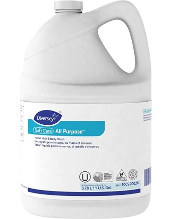DIVERSEY 100920026 Soft Care All Purpose Hand, Hair & Body Wash, Case of 4x3.78L - [DefendUse.com] - 100920026 - Diversey Holdin