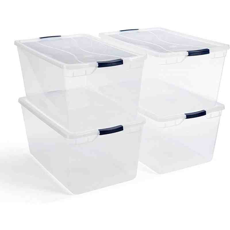 https://www.defenduse.com/30725-large_default/rubbermaid-rmcc950000-cleverstore-clear-stackable-containers-with-durable-latching-lids-95-quart-4-pack-4-count.jpg