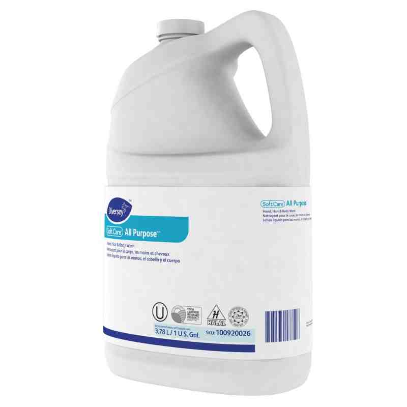 DIVERSEY 100920026 Soft Care All Purpose Hand, Hair & Body Wash, Case of 4x3.78L - [DefendUse.com] - 100920026 - Diversey Holdin