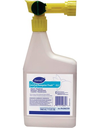 Diversey SUMA 94266359 Dumpster Fresh, Floral, 32 oz Spray Bottle, Case of 4 - [DefendUse.com] - 94266359 - Diversey Holdings Cl