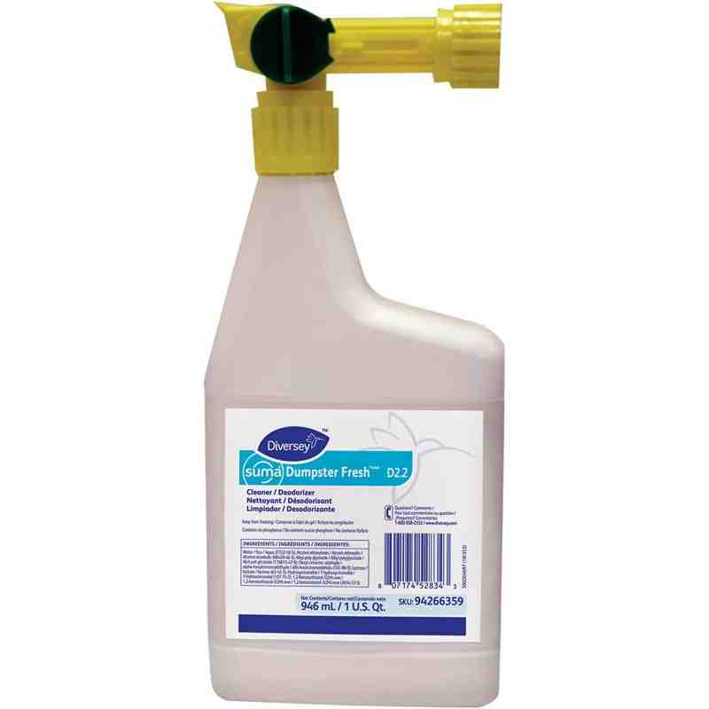 Diversey SUMA 94266359 Dumpster Fresh, Floral, 32 oz Spray Bottle, Case of 4 - [DefendUse.com] - 94266359 - Diversey Holdings Cl