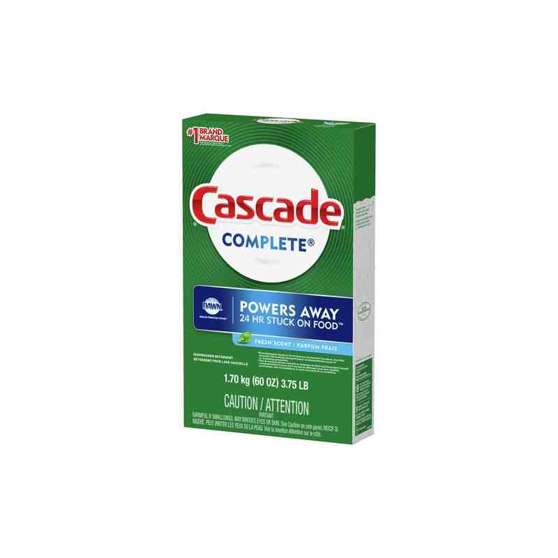 Cascade 37000-95788 Powder Dishwasher Detergent, Fresh Scent, 1.7 kg, Case of 6 - [DefendUse.com] - 10037000957888 - Cascade®
