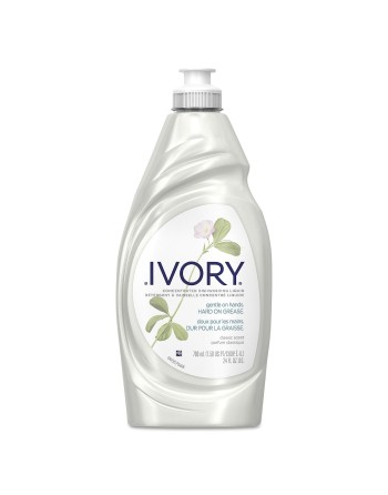 Ivory 37000-25574 Dish Detergent Original Classic Scent, Case of 10/709mL - [DefendUse.com] - 37000-25574 - P&G Professional