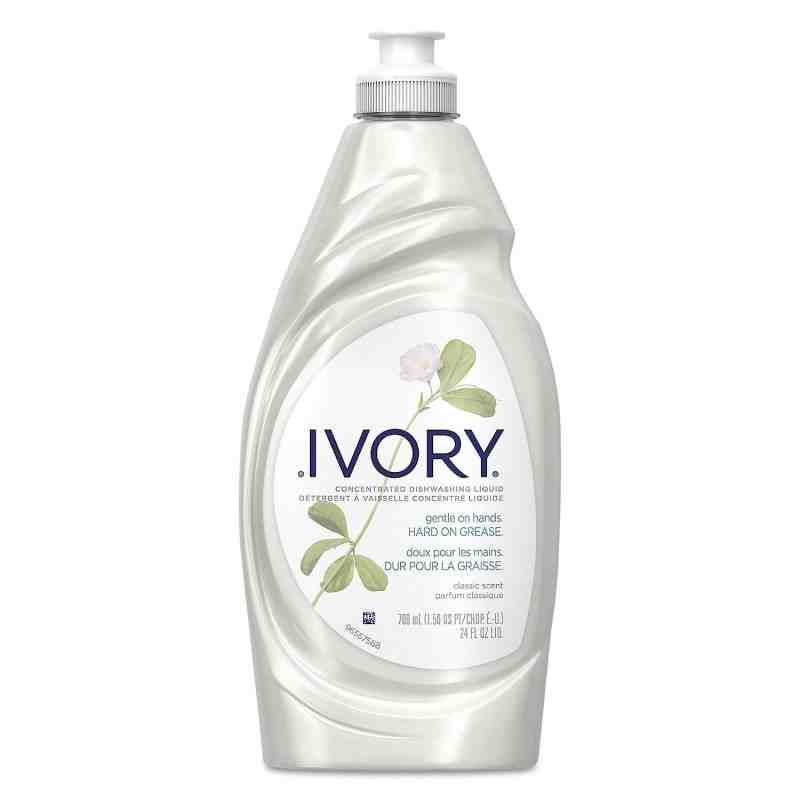 Ivory 37000-25574 Dish Detergent Original Classic Scent, Case of 10/709mL - [DefendUse.com] - 37000-25574 - P&G Professional