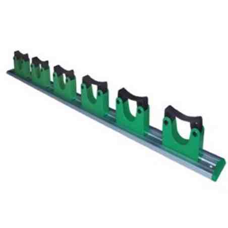 UNGER HO700 HangUp Tool Rack 28" (6 Holders), Case: 5, Priced PerCS - [DefendUse.com] - HO700 - Unger Commercial Cleaning