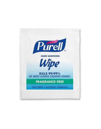 PURELL® 9021-1M-CAN00	 Hand Sanitizing Wipes Alcohol Formula, 100 Individually-Wrapped Wipes in Box, 1000/Case - [DefendUse.com]