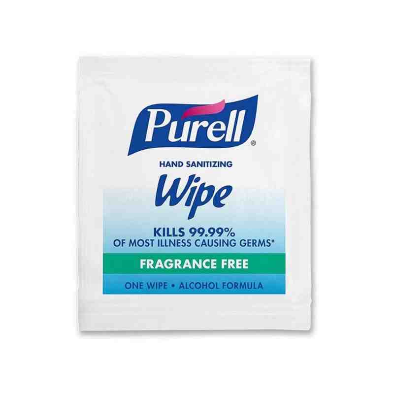 PURELL® 9021-1M-CAN00	 Hand Sanitizing Wipes Alcohol Formula, 100 Individually-Wrapped Wipes in Box, 1000/Case - [DefendUse.com]