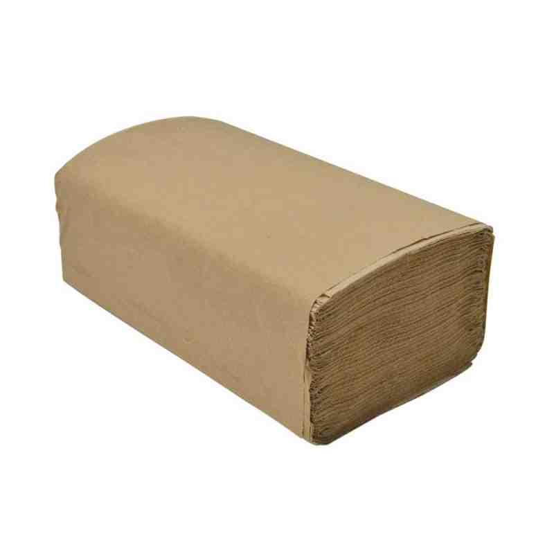 DuraPlus® Multi Fold Hand Towel, Kraft, 16 Packs/Case, 250 Sheets/Pack - [DefendUse.com] - DP0351 - DuraPlus Paper Towel & Tissu