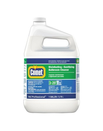 COMET 37000-48809 Disinfecting Liquid Bathroom Cleaner, Citrus, 3.78 L, Case of 3 - [DefendUse.com] - 10037000488092 - Comet Fam