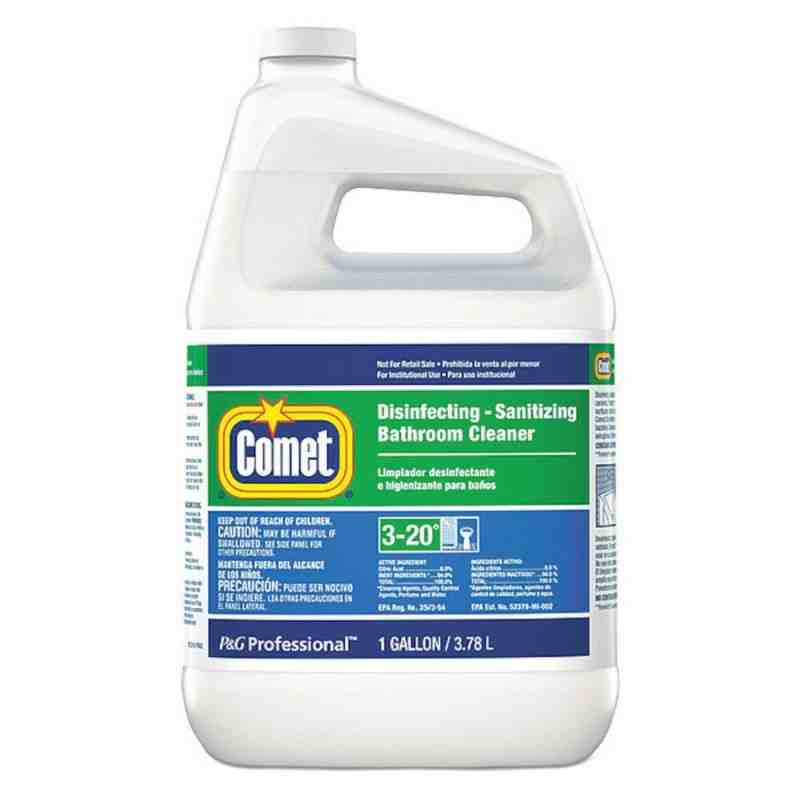 COMET 37000-48809 Disinfecting Liquid Bathroom Cleaner, Citrus, 3.78 L, Case of 3 - [DefendUse.com] - 10037000488092 - Comet Fam