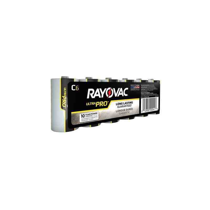 RAYOVAC ALC6 Battery-Rayovac Ultra-Pro "C", 6 Pack, Case of 12 - [DefendUse.com] - ALC6 - Rayovac Batteries/Lamps