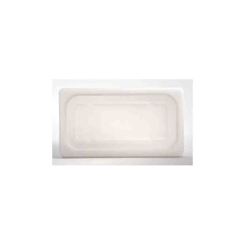 RUBBERMAID FG145P00WHT  Food Pan-Seal Lid Cold/Hot Pan 1/3 Size, White - [DefendUse.com] - FG145P00WHT - Food Service