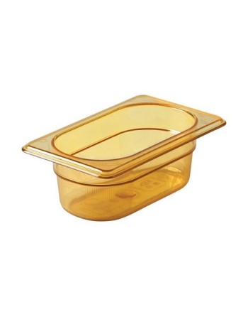 RUBBERMAID FG200P00AMBR  Food Pan - Hot 1/9 Size-2.5" Depth-Amber - [DefendUse.com] - FG200P00AMBR - Food Service