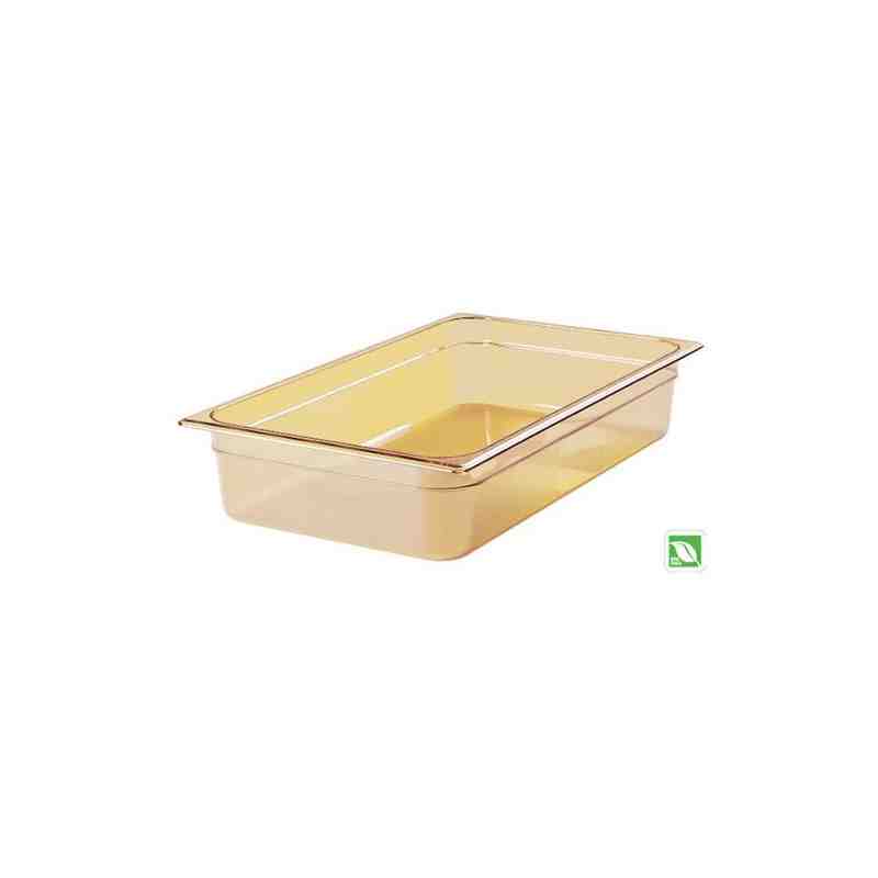RUBBERMAID FG231P00AMBR  Food Pan - Hot Full Size - 4" Depth-Amber - [DefendUse.com] - FG231P00AMBR - Food Service