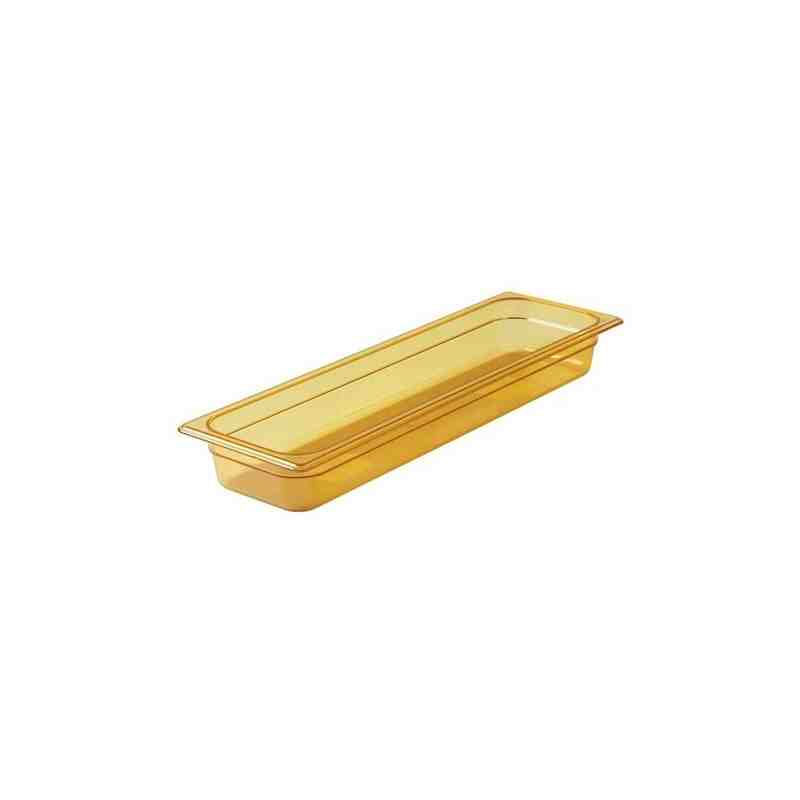 RUBBERMAID FG239P00AMBR  Food Pan -Hot 1/2 Size Long - 2 1/2"-Amber - [DefendUse.com] - FG239P00AMBR - Food Service