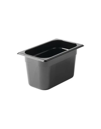 RUBBERMAID FG212P00BLA  Hot Food Pan - 1/4 Size - 6" Depth - Black - [DefendUse.com] - FG212P00BLA - Food Service