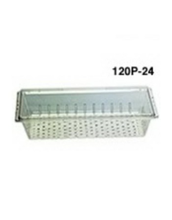 RUBBERMAID FG127P24CLR  Drain Tray - 1/2 Size - Clear [2020975] - [DefendUse.com] - FG127P24CLR - Food Service