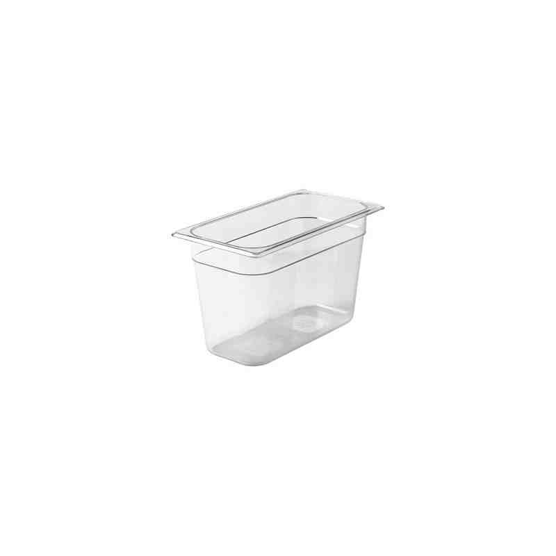 RUBBERMAID FG119P00CLR  Food Pan - Cold 1/3 Size - 8" Depth- Clear - [DefendUse.com] - FG119P00CLR - Food Service