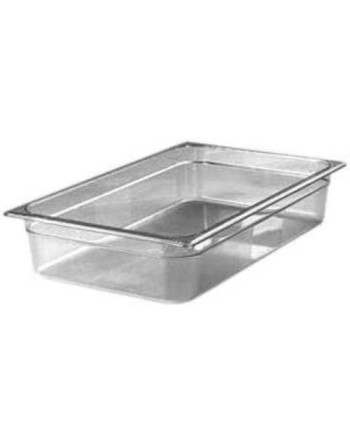 RUBBERMAID FG130P00CLR  Food Pan -Cold Full Size-2 1/2"Depth- Clear - [DefendUse.com] - FG130P00CLR - Food Service