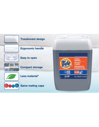 Tide 10037000706745 Pro Line™ Tide® 5 Gal. Closed Loop, Cold Water, Liquid Laundry Detergent, 50-05 - [DefendUse.com] - 10037000
