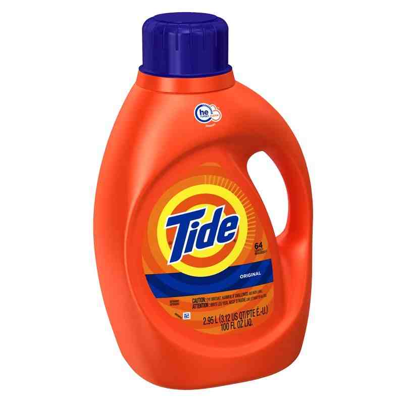 TIDE 37000-40218 Liquid Laundry Detergent, HE 2X, Original Scent, 64 Loads, Case of 4/2.72L - [DefendUse.com] - 37000-40218 - Ti