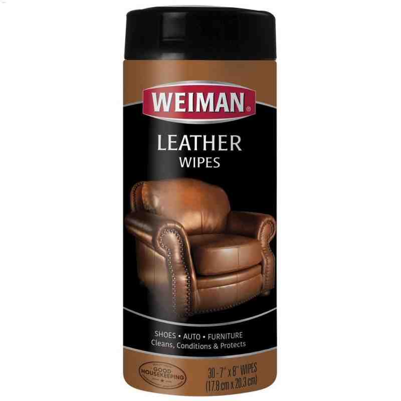 Weiman 47C Weiman Leather Wipes, 30 Ct, Case of 6 - [DefendUse.com] - 47C - Weiman