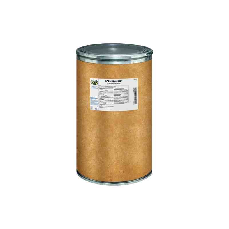 ZEP 40740C Formula 4358 Heavy-Duty Powdered Detergent, 45 kg, Drum / Drum - [DefendUse.com] - 40740C - Zep Cleaning Products