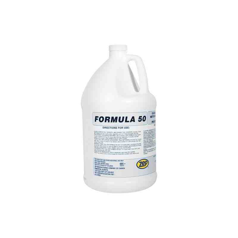 ZEP 85954C Formula 50 Heavy-Duty Alkaline Cleaner, Jug / Bottle - [DefendUse.com] - 85954C - Zep Cleaning Products