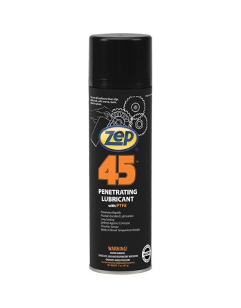ZEP 1050029 45 Penetrating PTFE Lubricant, Aerosol Can, 17 oz. / Can - [DefendUse.com] - 1050029 - Zep Cleaning Products