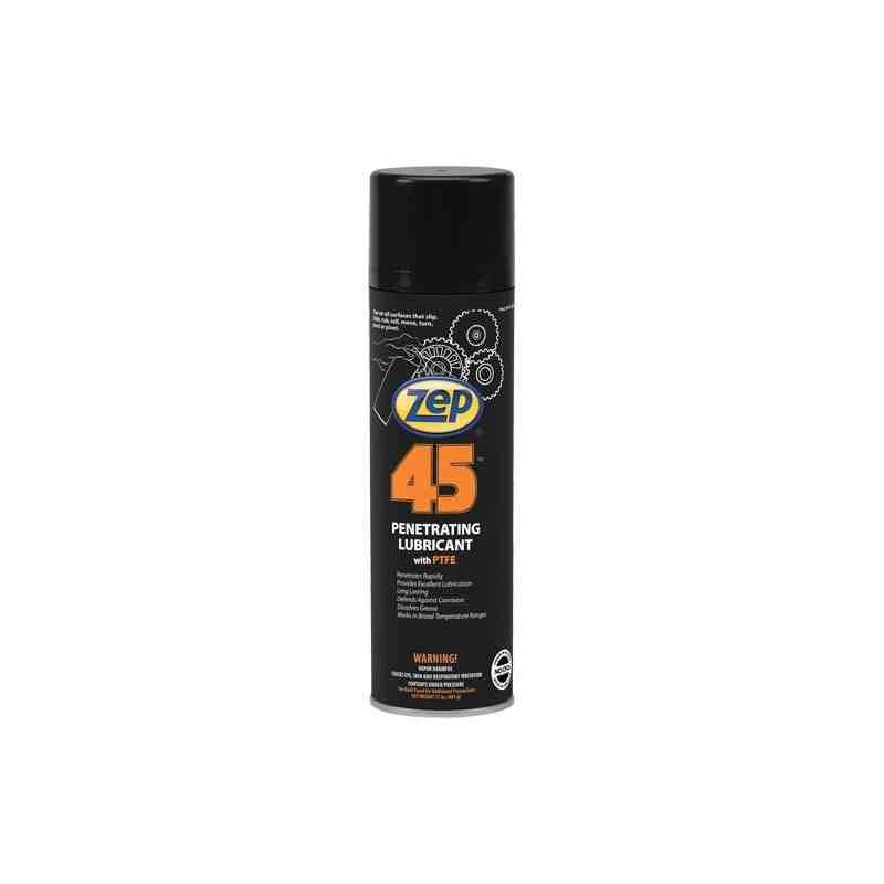 ZEP 1050029 45 Penetrating PTFE Lubricant, Aerosol Can, 17 oz. / Can - [DefendUse.com] - 1050029 - Zep Cleaning Products