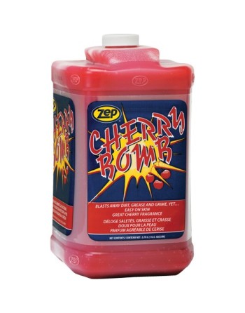 ZEP M60323 Cherry Bomb Heavy-Duty Hand Cleaner, Pumice, 3.78 L, Bottle, Cherry / Bottle - [DefendUse.com] - M60323 - Zep Cleanin