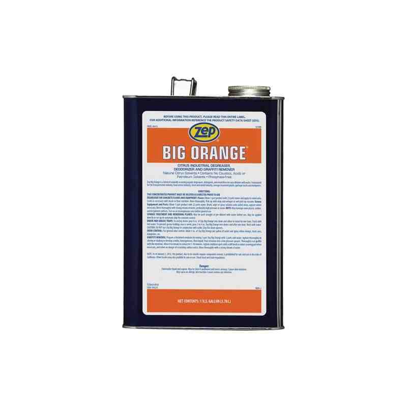 ZEP 41524C Big Orange Citrus Industrial Degreaser, 3.78 L / Bottle - [DefendUse.com] - 41524C - Zep Cleaning Products