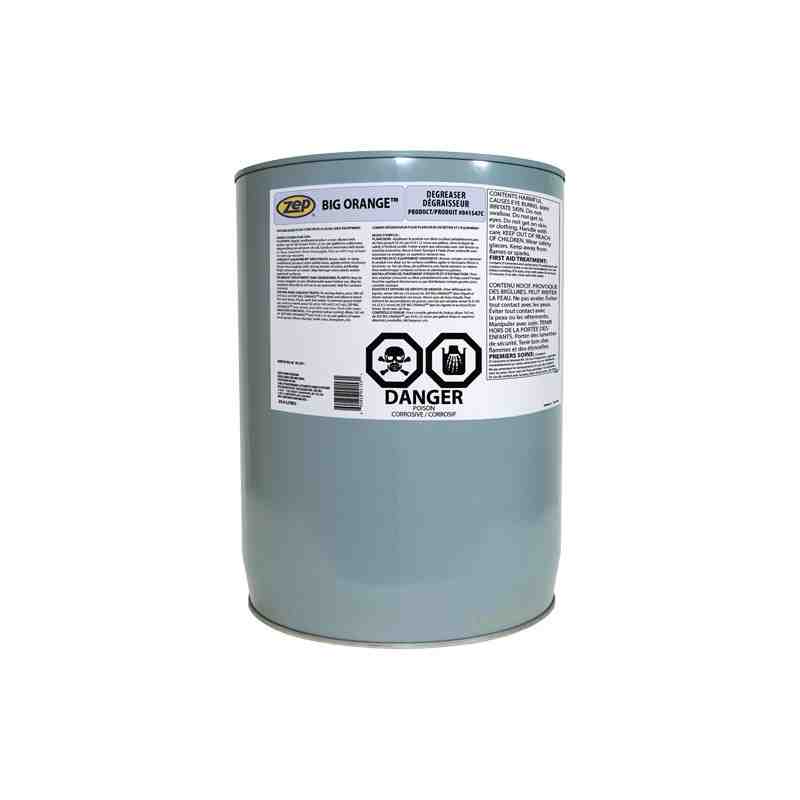ZEP 41547C Big Orange Industrial Degreaser & Graffiti Remover, 20 L / Pail - [DefendUse.com] - 41547C - Zep Cleaning Products