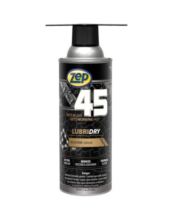 ZEP 678501C 45 Lubridry Silicone-Based Dry Lubricant, Aerosol Can / Can - [DefendUse.com] - 678501C - Zep Cleaning Products